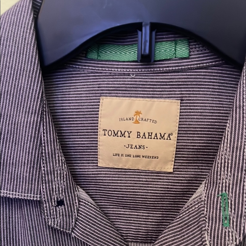 Tommy Bahama Purple Casual Button Down Shirt